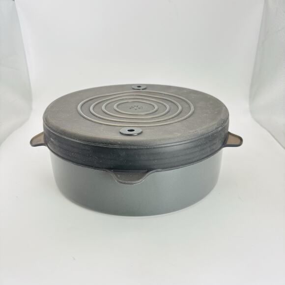 Pampered Chef 8” Quick Cooker Ceramic Pot #100043 with Silicone Lid New In Box - Picture 16 of 16